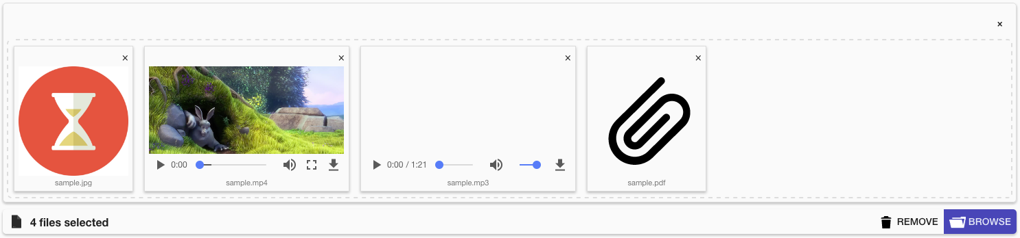 Angular Material File Input